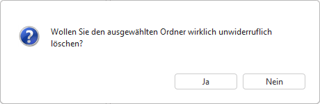 TWT Publisher Content Management System: Bestätigung der Löschung eines Menüpunktes