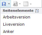 TWT Publisher Content Management System: Seitenelement einfügen