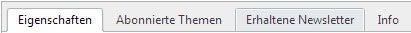 TWT Publisher Content Management System: Gliederung der Abonnentenverwaltung