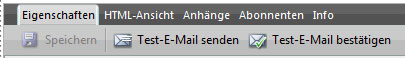 TWT Publisher Content Management System: Test-Email senden
