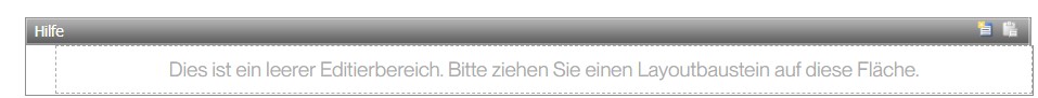 TWT Publisher Content Management System: Editierbereiche im Webeditor
